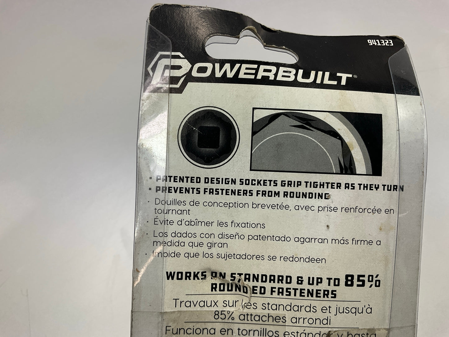 Powerbuilt 941323 8 Piece Zeon SAE Socket Set For Damaged Bolts, 1/4''-3/4'' Sizes