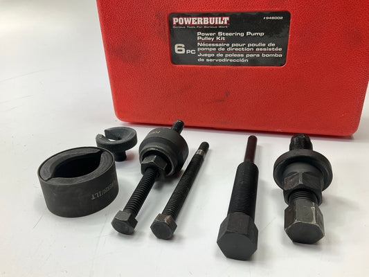 USED, AS SHOWN - Powerbuilt 948002 Power Steering Pump Pulley Kit, 6 Piece