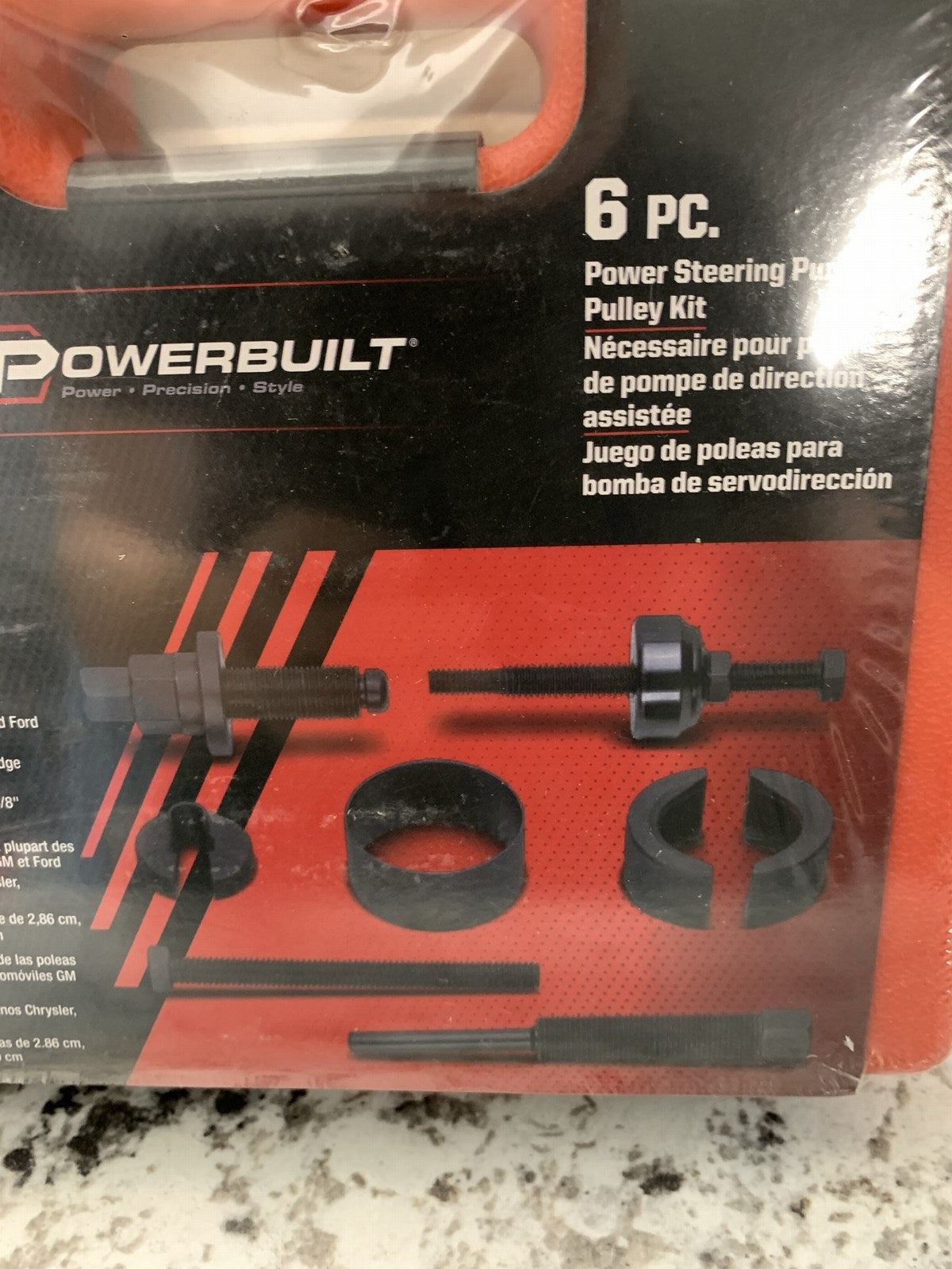 Powerbuilt 948002 Power Steering Pump Pulley Kit 6PC