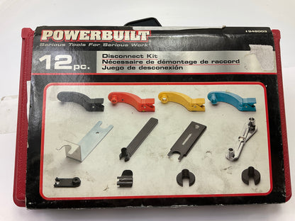 Powerbuilt 948003 Quick Disconnect Tool Set For A/C Transmission Fuel, 12 Piece