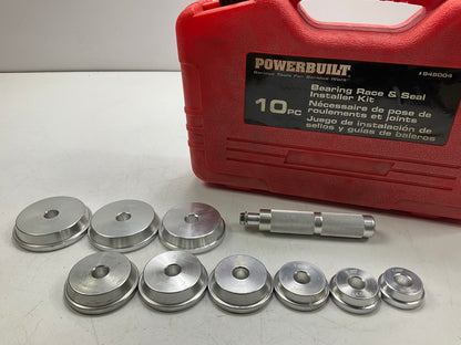 USED #1 - Powerbuilt 948004 10-Piece Bearing And Race Installer Kit Tool Set