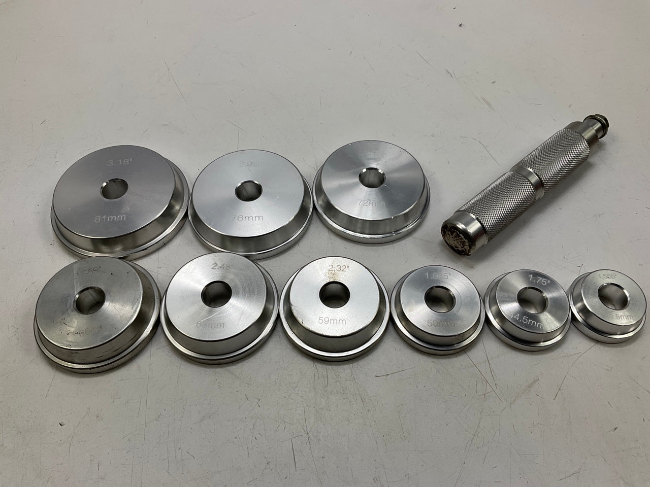 USED #1 - Powerbuilt 948004 10-Piece Bearing And Race Installer Kit Tool Set
