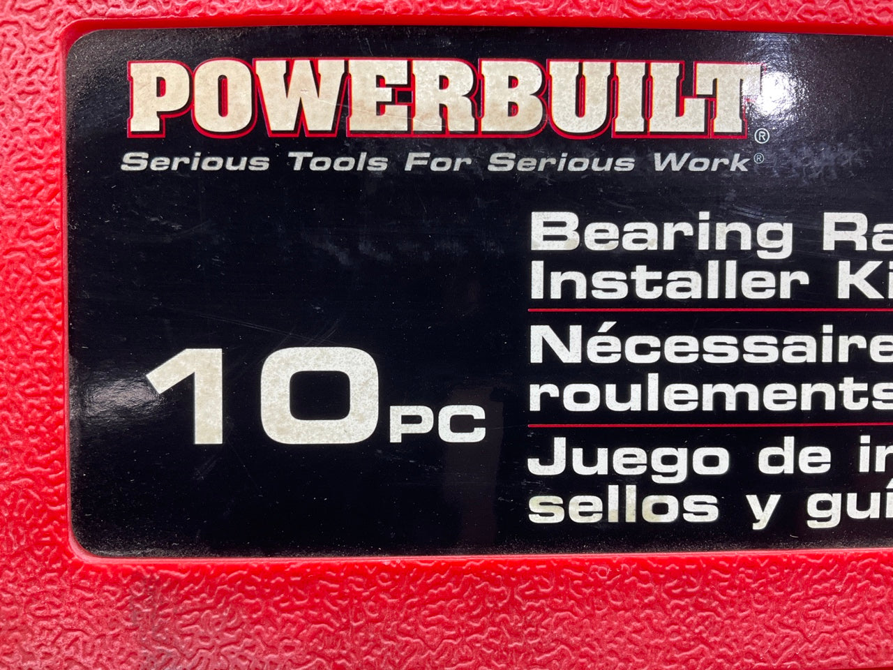 USED #1 - Powerbuilt 948004 10-Piece Bearing And Race Installer Kit Tool Set