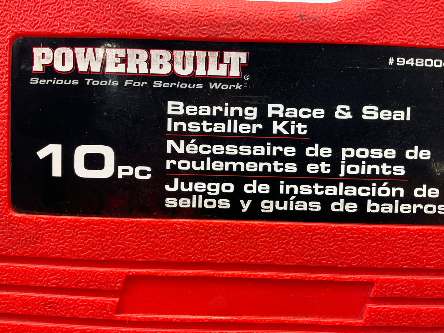 USED #2 - Powerbuilt 948004 Bearing Race And Seal Installer Tool Set