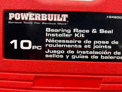 USED #2 - Powerbuilt 948004 Bearing Race And Seal Installer Tool Set
