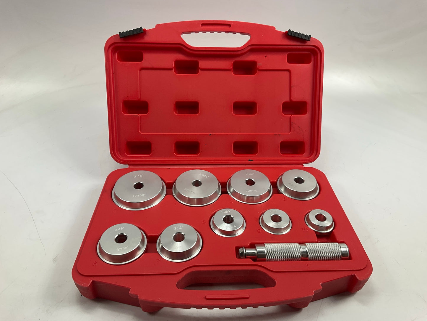USED #3 - Powerbuilt 948004 Bearing Race And Seal Installer Tool Set