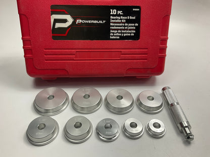 Powerbuilt 948004 10-Piece Bearing And Race Installer Kit Tool Set Type 2