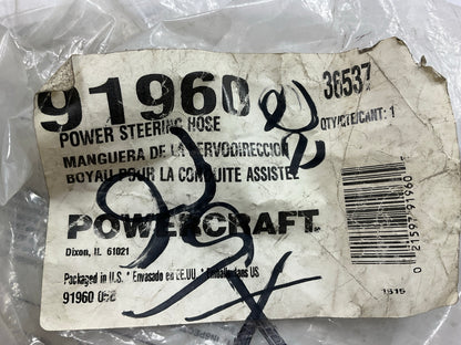 Powercraft 91960 Power Steering Pressure Line Hose (Pump To Gear)