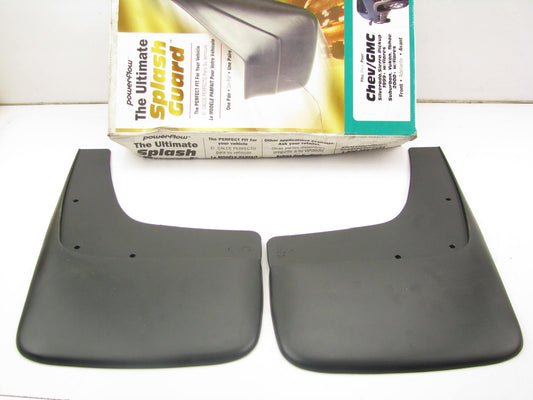 Powerflow 2105 Front Splash Guards For 1999+ Chevrolet GMC Pickups W/ Flares