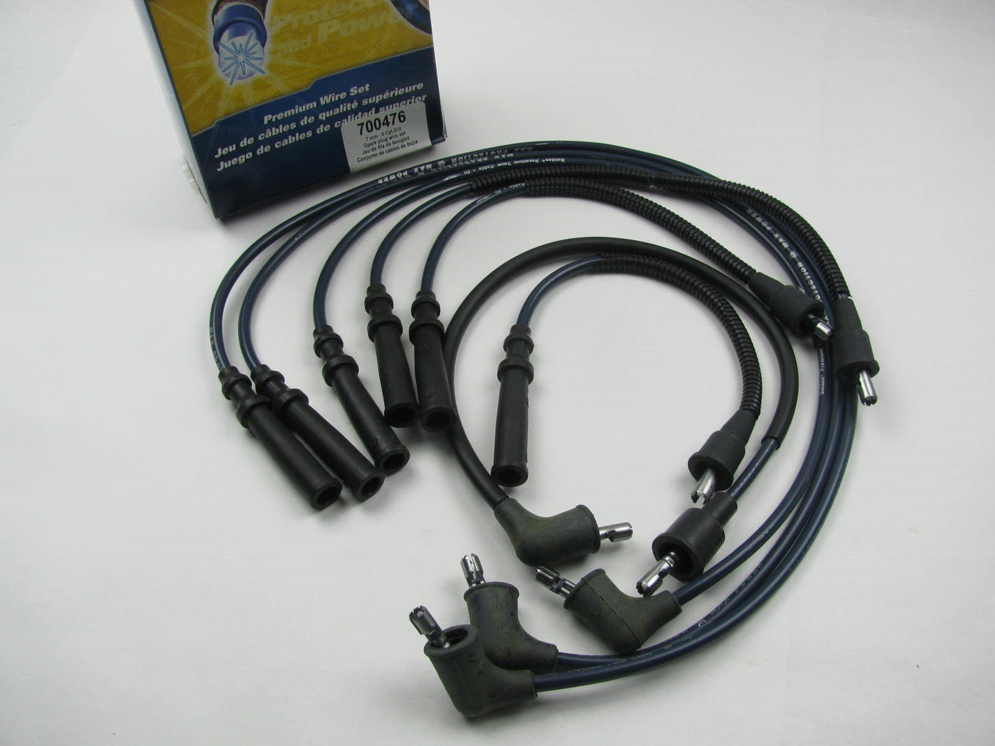 PowerMAX 700476 Premium Ignition Spark Plug Wire Set - 1989-95 Mazda MPV 3.0L V6