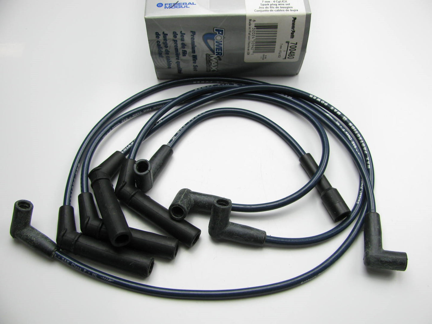 Powermax 700480 Ignition Spark Plug Wire Set - for 1990-1993 Geo Storm 1.6 SOHC
