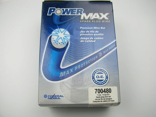Powermax 700480 Ignition Spark Plug Wire Set - for 1990-1993 Geo Storm 1.6 SOHC