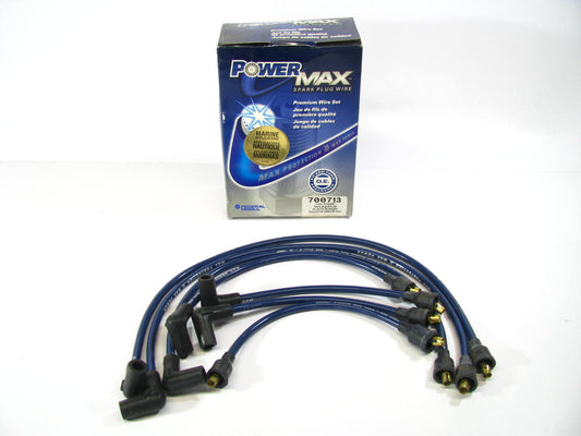 Powermax 700713 Universal Marine Ignition Spark Plug Wire Set - 8mm 6 Cylinder
