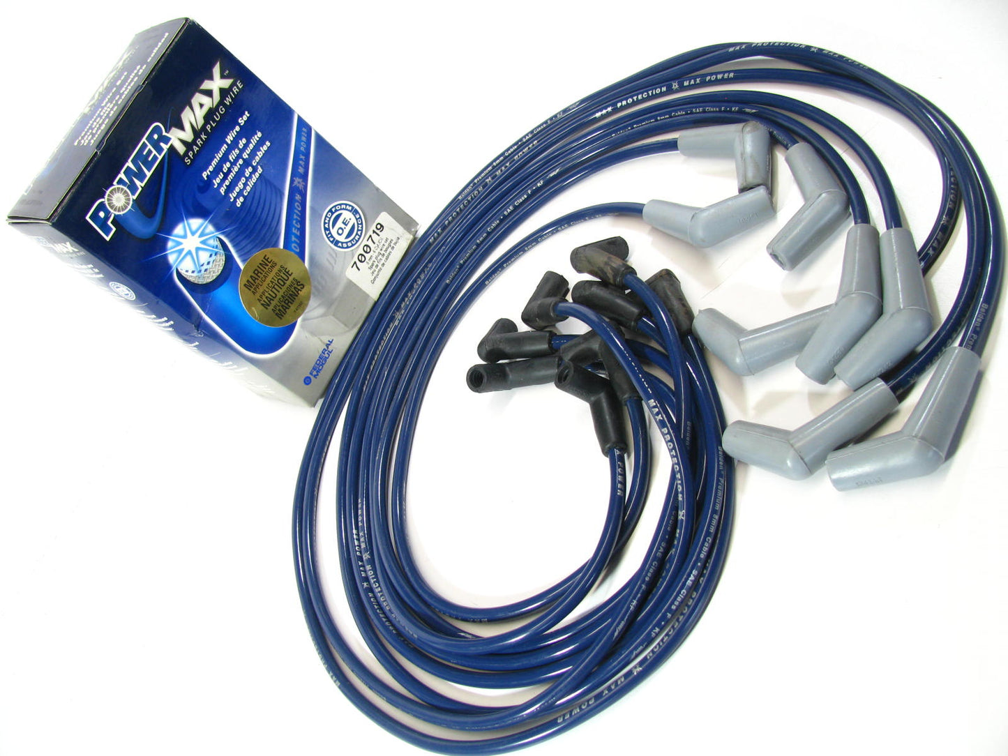 Powermax OMC Marine 7.4L 300hp 454 V8 King Cobra Ignition Spark Plug Wire Set