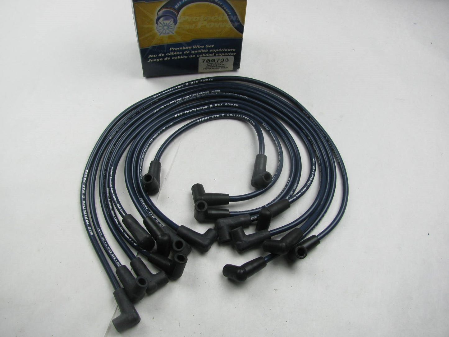 Powermax 700733 Ignition Spark Plug Wire Set - 94-95 Chevy GM G10 G20 G30 Van V8