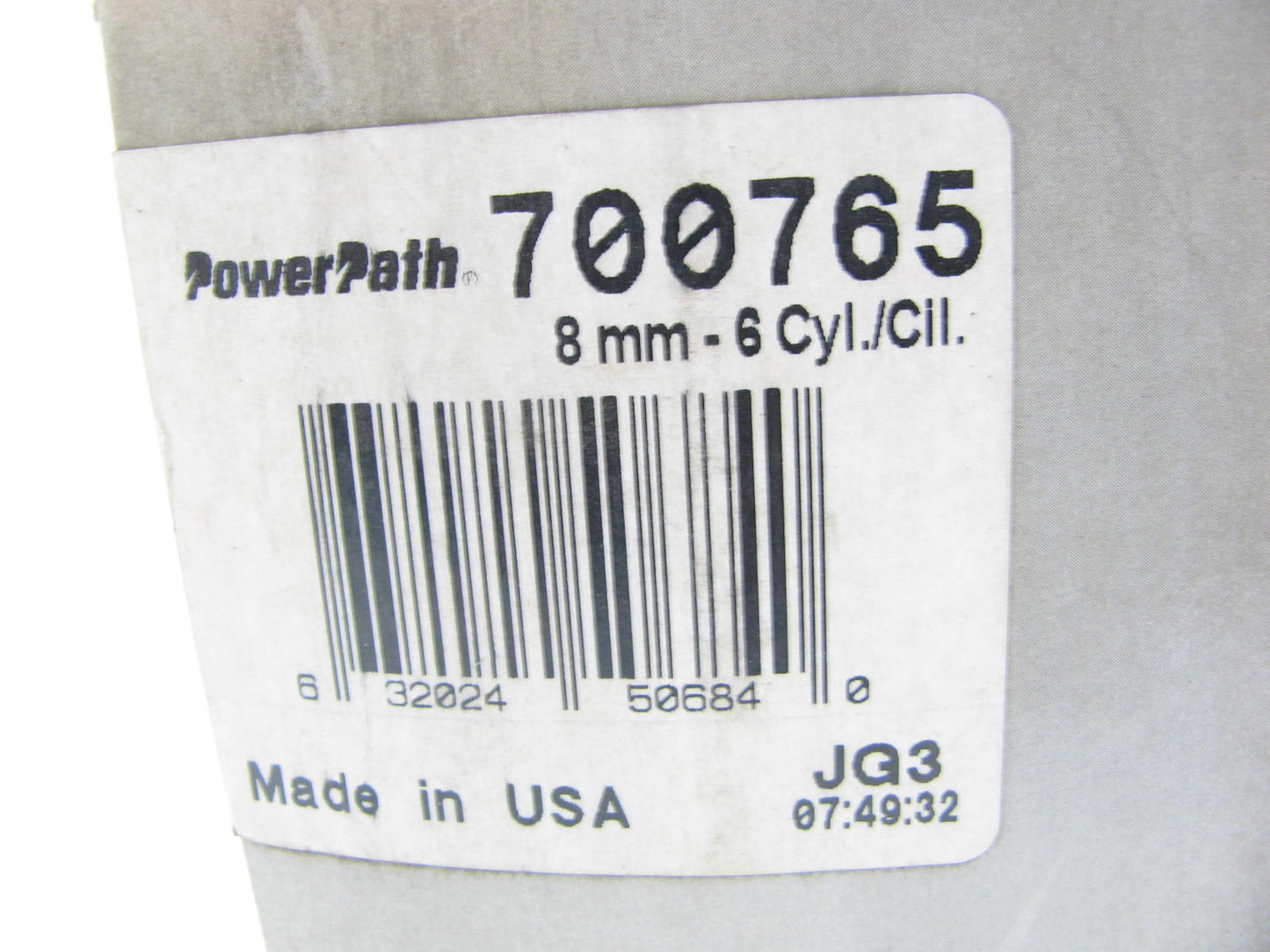 Powermax 700765 Ignition Spark Plug Wire Set For 1992 GM 3.3L-V6