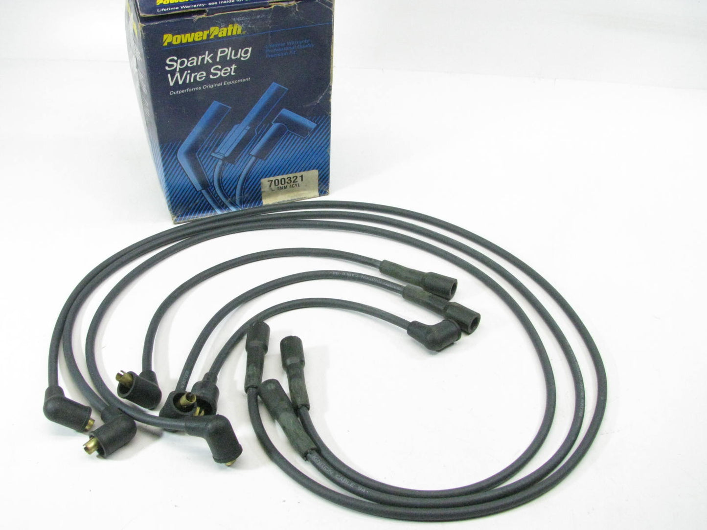 Powerpath 700321 Ignition Spark Plug Wire Set For 1985-1991 Subaru 1.8L-H4