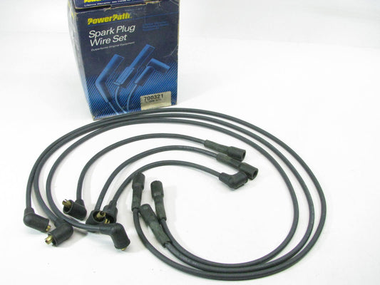 Powerpath 700321 Ignition Spark Plug Wire Set For 1985-1991 Subaru 1.8L-H4