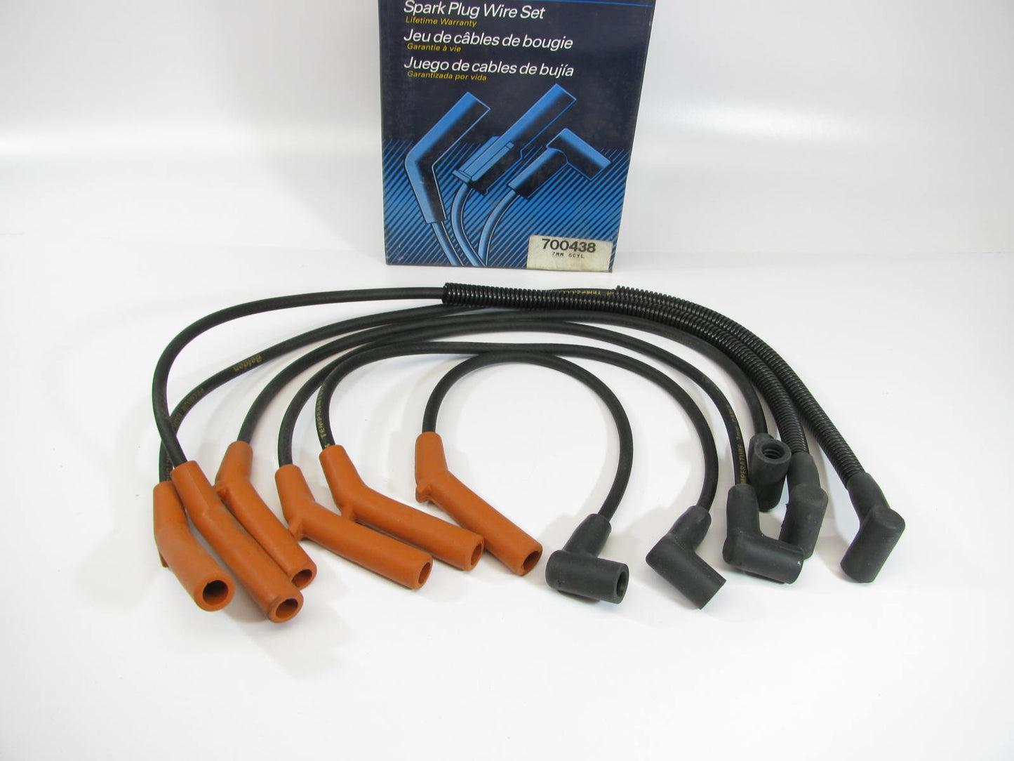 Powerpath 700438 Ignition Spark Plug Wire Set For 1990-1992 Chrysler 3.3L-V6