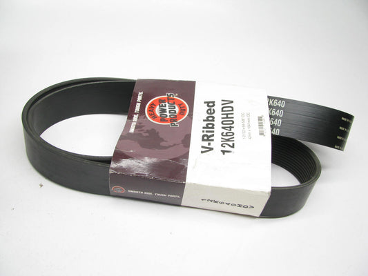 Powerproducts 12K640HDV Heavy Duty Serpentine Belt