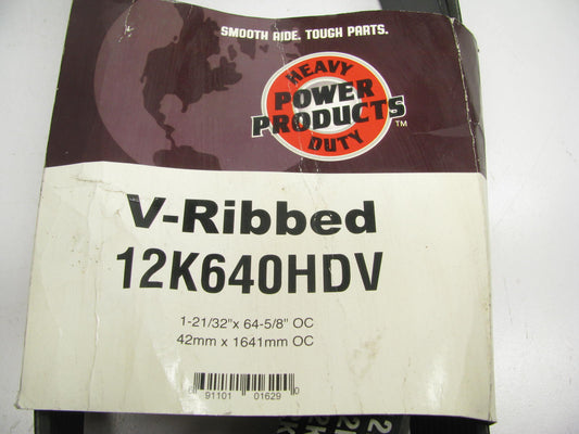 Powerproducts 12K640HDV Heavy Duty Serpentine Belt