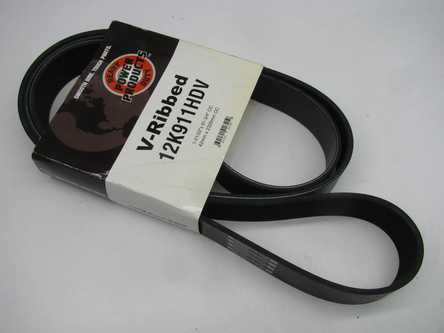 Powerproducts 12K911HDV Serpentine Belt - 1.647'' X 73.50'' - 12 Ribs