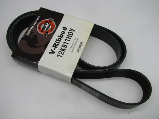 Powerproducts 12K911HDV Serpentine Belt - 1.647'' X 73.50'' - 12 Ribs