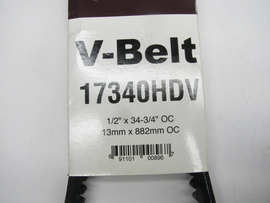 Powerproducts 17340HDV Accessory Drive Belt - 0.53'' X 34.00'' - 36 Degree