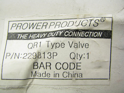 Powerproducts QR1 229813P Quick Release Valve Replaces: 229813 229813N 229813R