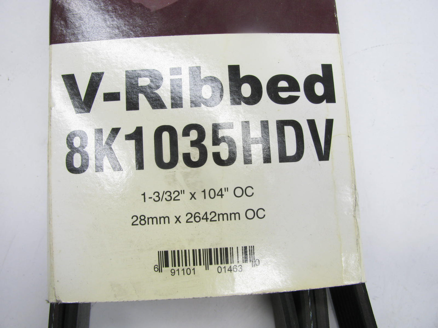 Powerproducts 8K1035HDV Serpentine Belt - 1.12'' X 104.00'' - 8 Ribs