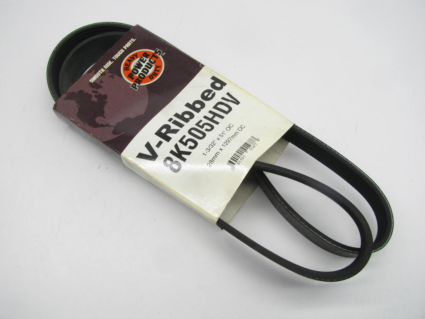 Powerproducts 8K505HDV Serpentine Belt - 1.12'' X 51.00'' - 8 Ribs