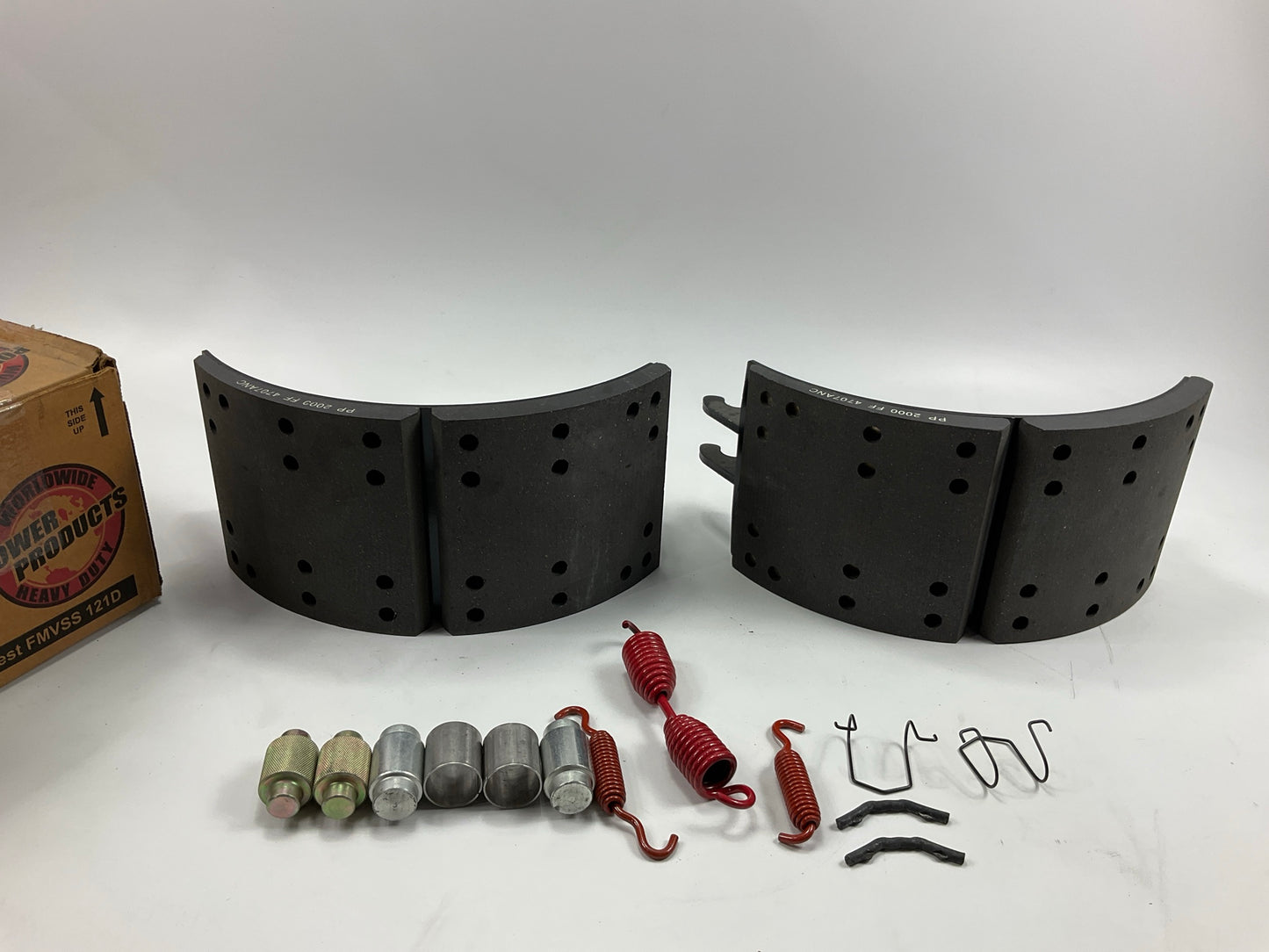 Relined Powerproducts B4707Q1 4707Q Truck Brake Shoes 20K 16.5'' Diameter
