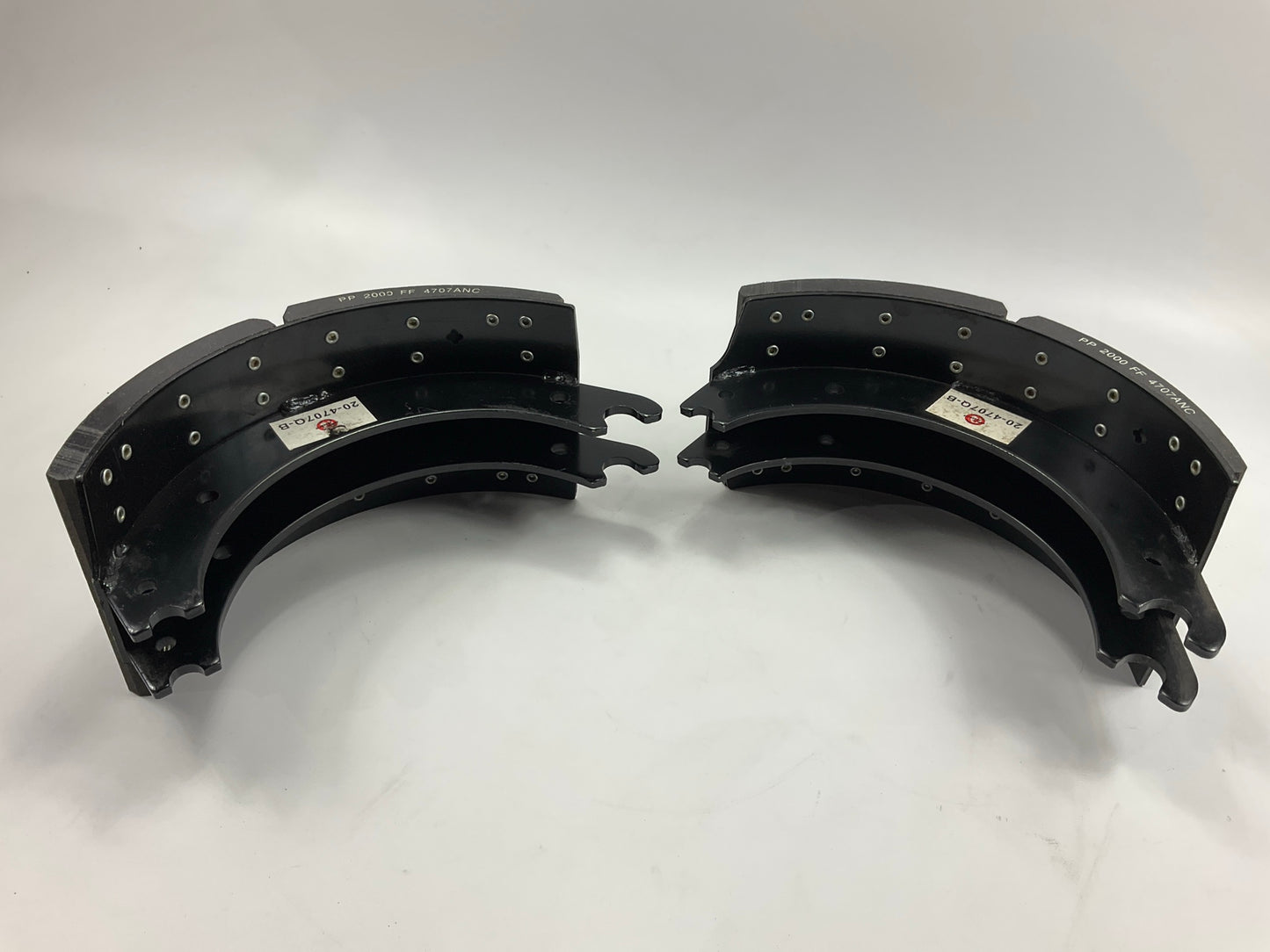 Relined Powerproducts B4707Q1 4707Q Truck Brake Shoes 20K 16.5'' Diameter