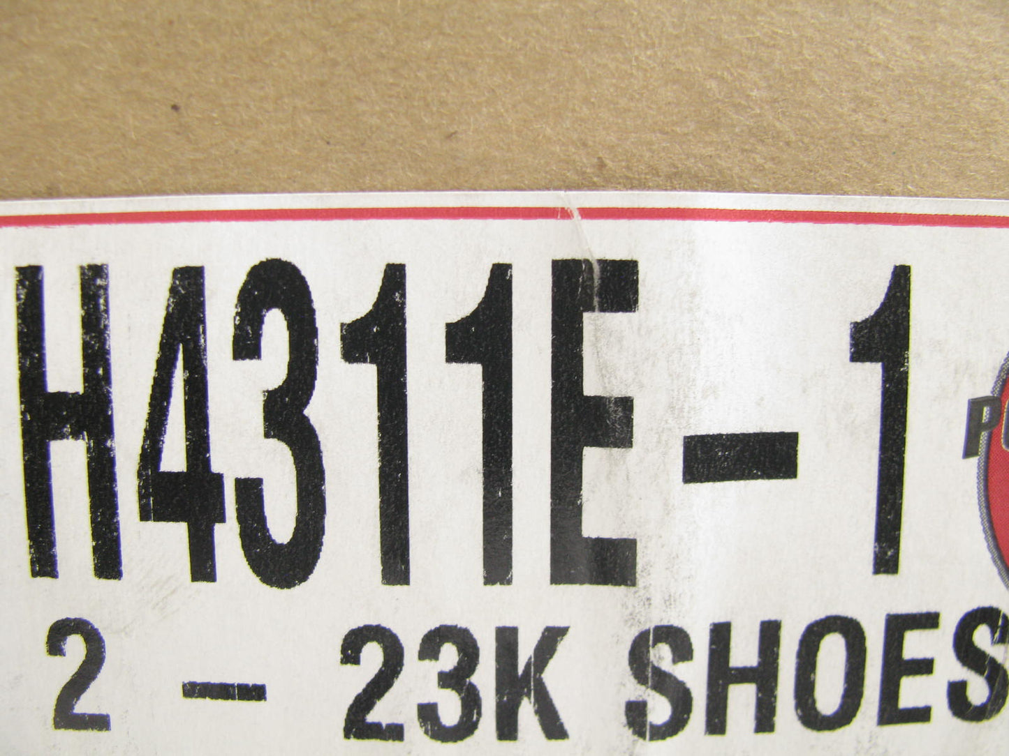 Powerproducts H4311E-1 23,000 Lbs Brake Shoes - 16-1/2'' X 7'' Eaton 805442 4311E