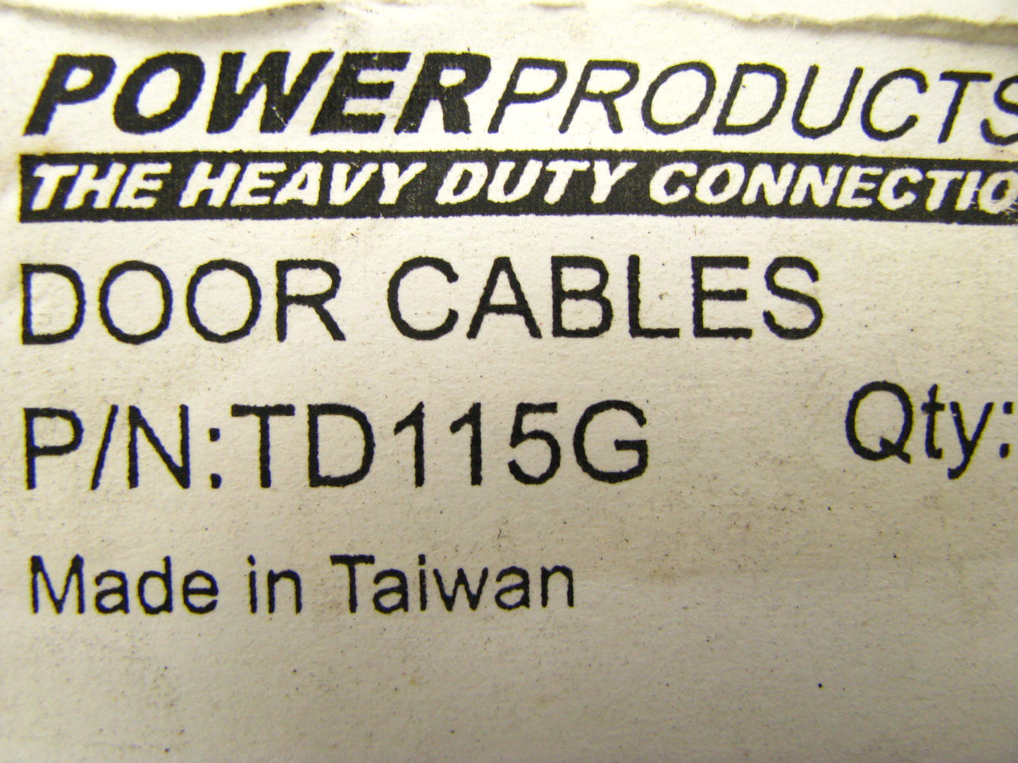 Todco TD115G 115'' Roll Up Door Cables, Pair, Galvanized