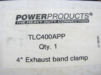 Powerproducts TLC400APP 4'' Exhaust Band Clamp