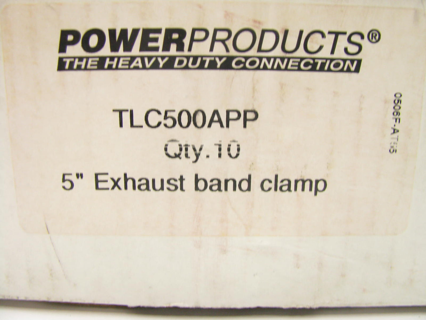 (10) Powerproducts TLC500AP  Aluminized 5'' Exhaust Lap Joint Band Clamps