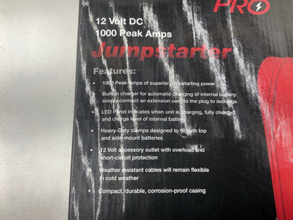 Power Station Pro 1700 Peak Amp 12V Jump Starter NEW