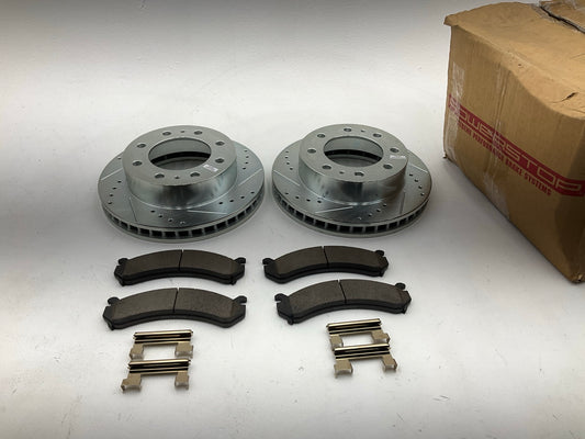 AS IS Power Stop K2071-36 Truck And Tow Z36 Front Brake Rotor & Pads Upgrade Kit