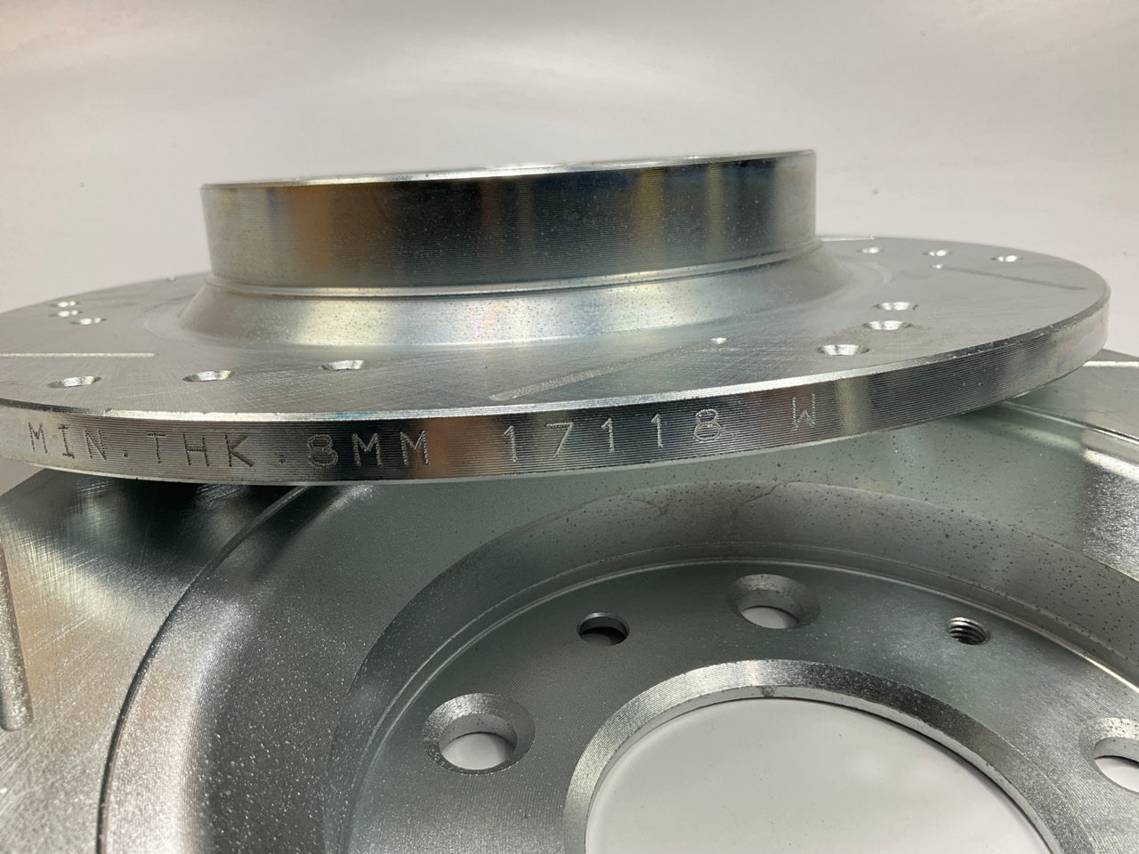 ROTORS ONLY - Powerstop K2451 Rear Slotted & Drilled Disc Brake Rotors