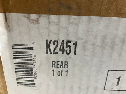 ROTORS ONLY - Powerstop K2451 Rear Slotted & Drilled Disc Brake Rotors
