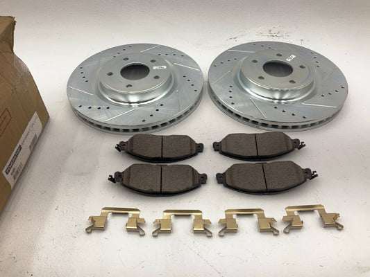 Powerstop K6496 Front Performance Brake Rotor Upgrade Kit W/ Pads