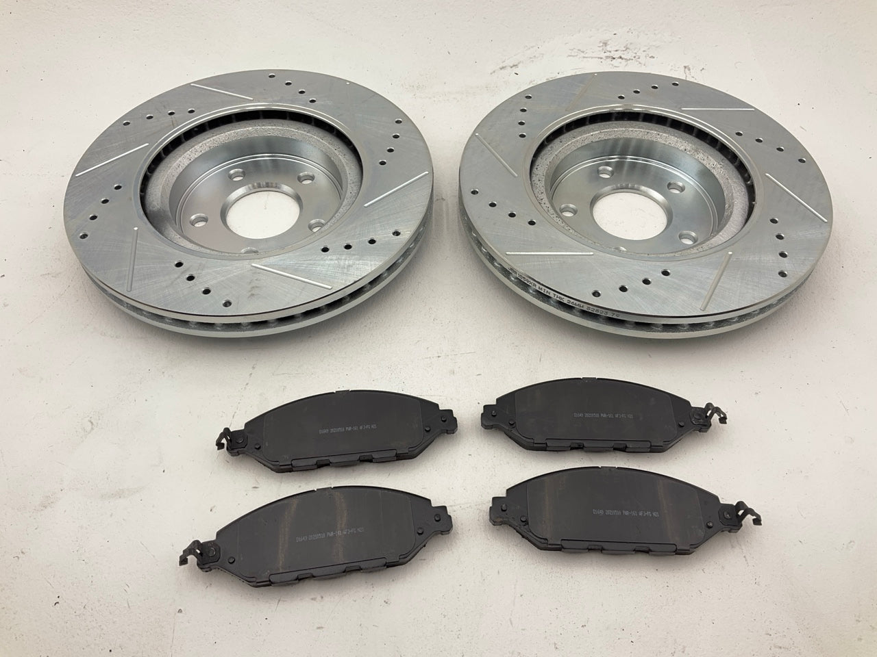 Powerstop K6496 Front Performance Brake Rotor Upgrade Kit W/ Pads