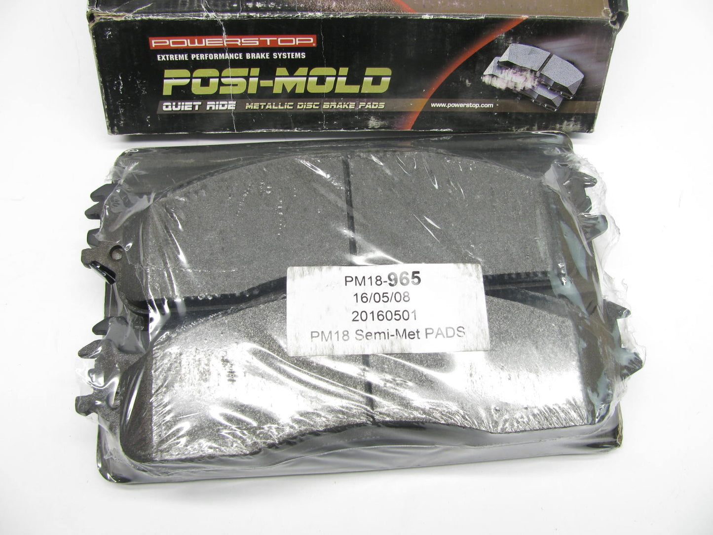 Powerstop PM18-965 Front Brake Pads - Semi-Metallic For 2006-2008 Dodge Ram 1500