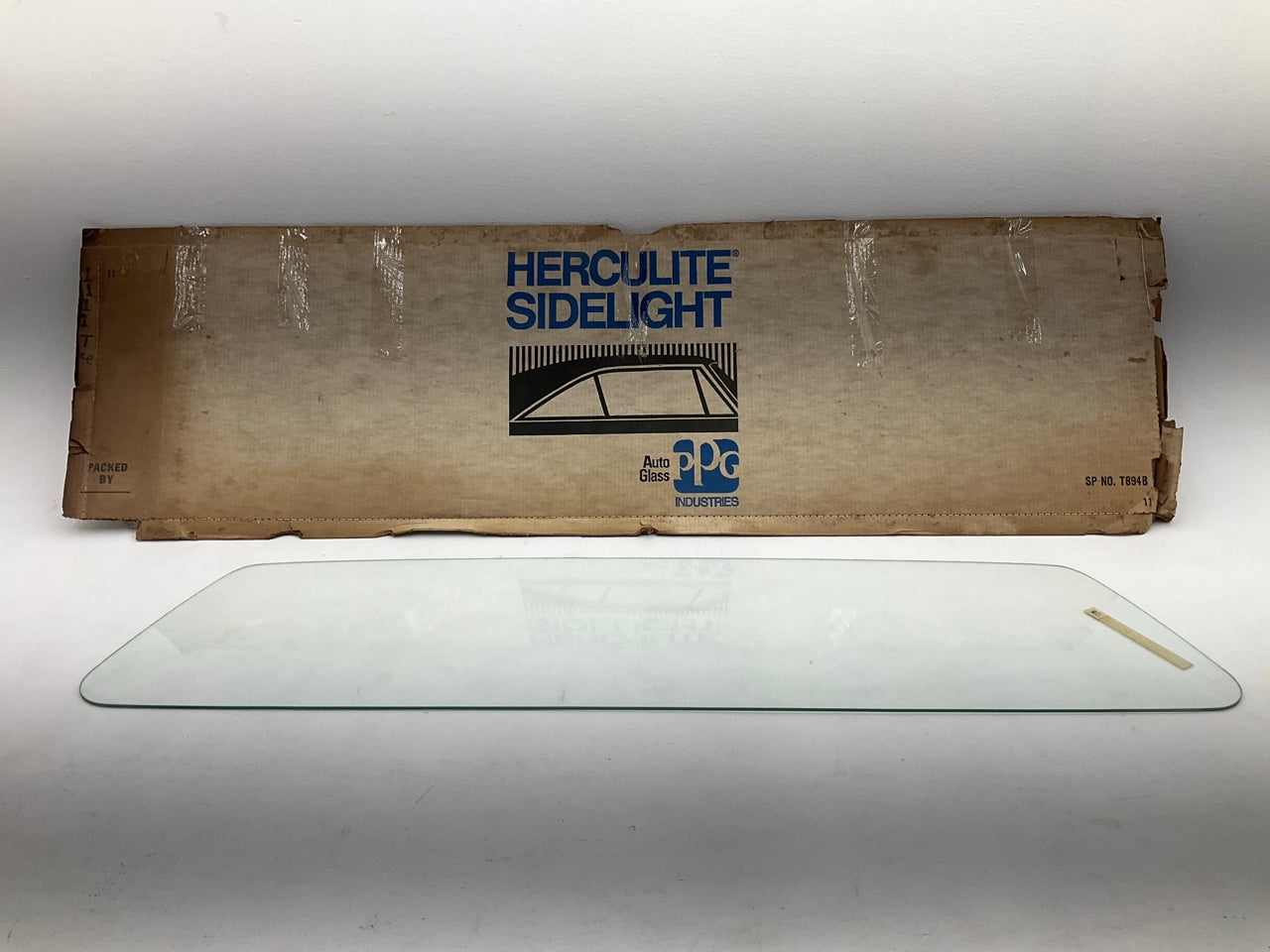 NOS PPG 1111T Herculite Rear Glass For 1972-1975 Dodge Pickup Truck