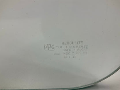 Glass # 2 - NOS Herculite PPG D3932 Right Side Glass 1968-1973 Ford Econoline