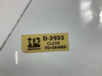 Glass # 2 - NOS Herculite PPG D3932 Right Side Glass 1968-1973 Ford Econoline