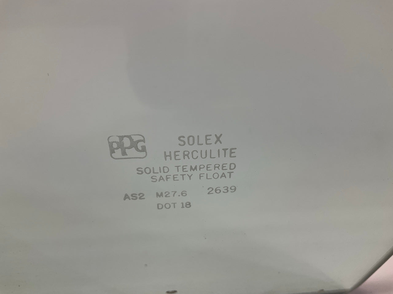 NOS Herculite PPG D4470 Glass Green Tint For 53-54 Dodge Pickup, Panel Truck