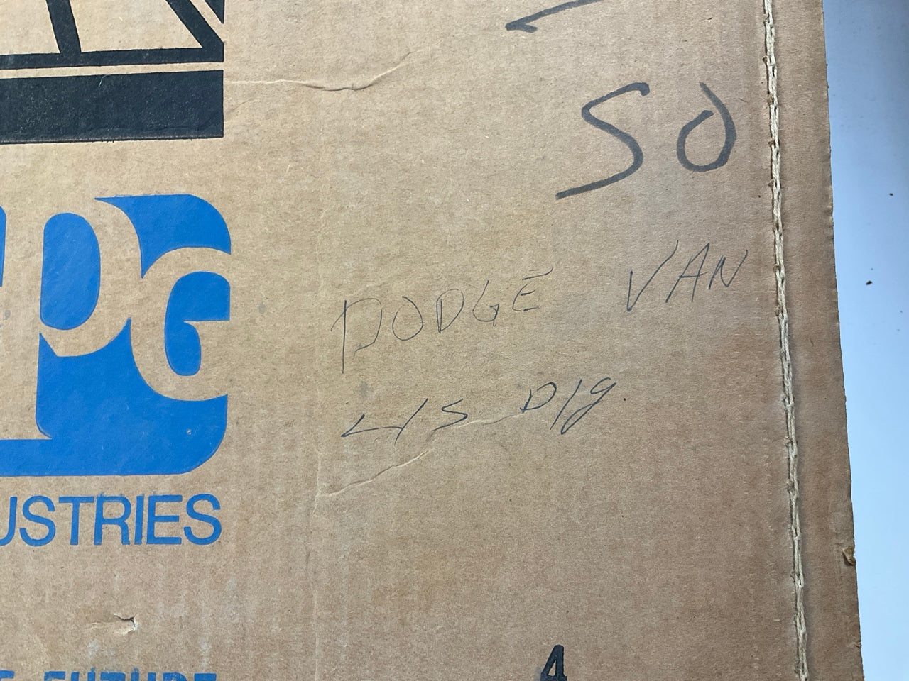 NOS Herculite PPG D4470 Glass Green Tint For 53-54 Dodge Pickup, Panel Truck
