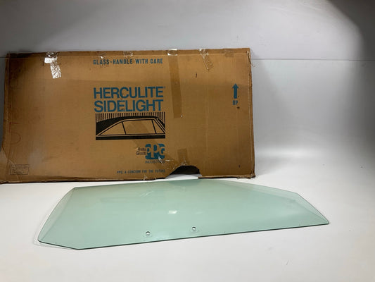 NOS Herculite PPG D5865 Front Right Glass 79-93 Ford Mustang Coupe, Hatchback